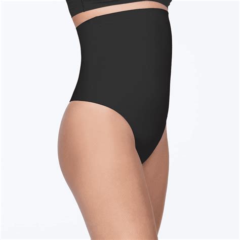 yummie tummie brill high waist slimming thong panties yt2 228 in black ebay