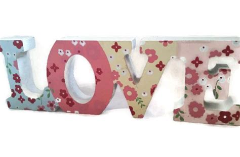 Shabby Chic Floral Handpainted Love Conscious Crafties