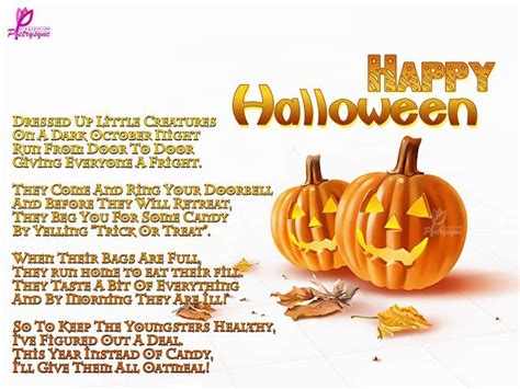 Poetry Halloween Poems With Happy Halloween Wishes Cards For Facebook