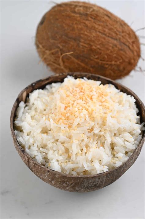 Easy Coconut Rice Recipe Thai Inspired Alphafoodie