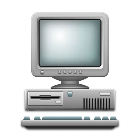 Royalty Free Old Computer Monitor Clip Art Vector Images