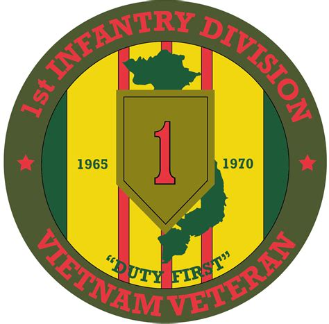 1st Infantry Division Vietnam Veteran Decal 1st Infantry Decals And