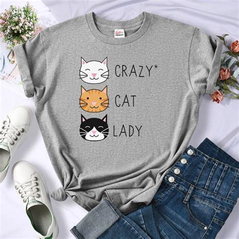 crazy cat lady t shirt meowhiskers