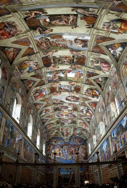 The sistine chapel ceiling in the vatican painted by michelangelo buonarroti. Sistine Chapel ceiling - Wikipedia