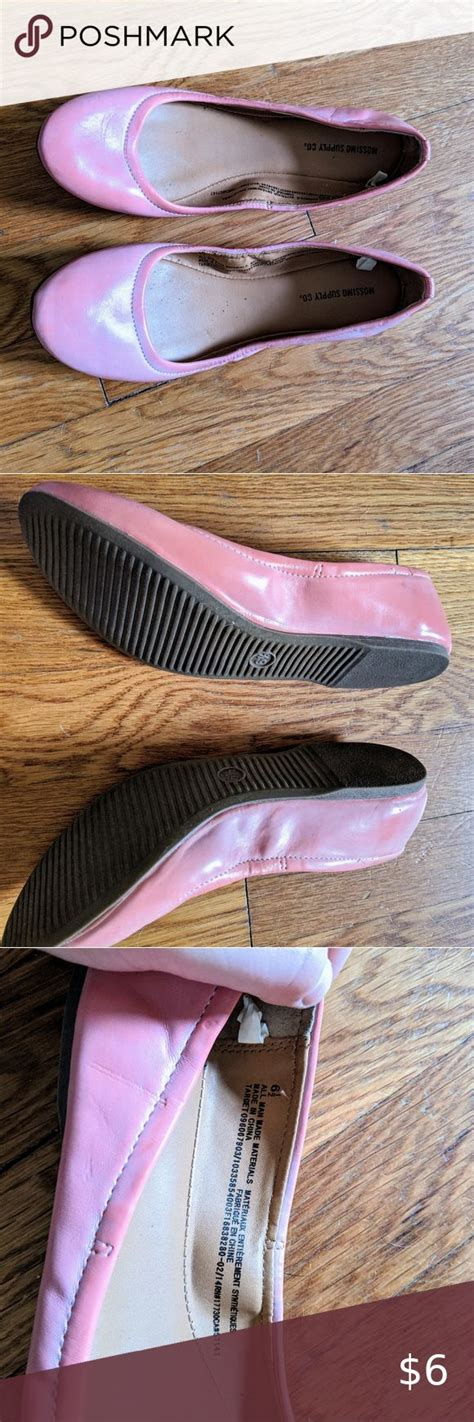Mossimo Scrunch Pink Ballet Flats Size 65 Pink Ballet Flats