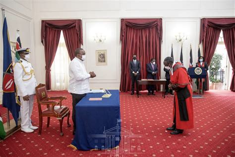 Justice Martha Koome Sworn In As New Chief Justice For The Record