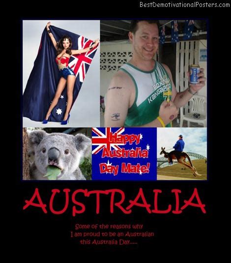 Happy Australia Day Demotivational Poster