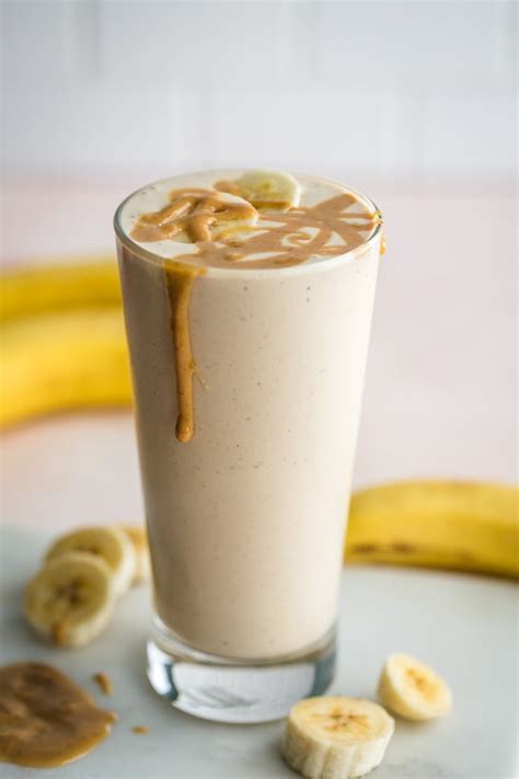 Peanut Butter Banana Smoothie Food With Feeling