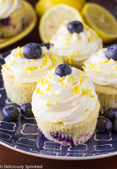 Lemon Blueberry Cupcakes The Recipe Critic