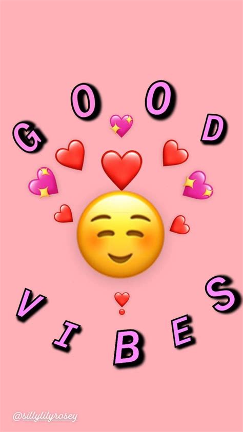 Good Vibe Background Bye Me Pretty Wallpaper Iphone Emoji