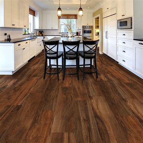 All the trafficmaster allure plank flooring has a wood look, and there is a large number of options in how does trafficmaster allure luxury vinyl flooring compare with other top brands and lines? 7 Photos Allure Hickory Vinyl Plank Flooring And ...