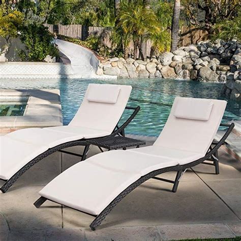 Ver y comprar al mejor precio: 189 pair amazon | Patio chaise, Lounge chair outdoor, Pool ...