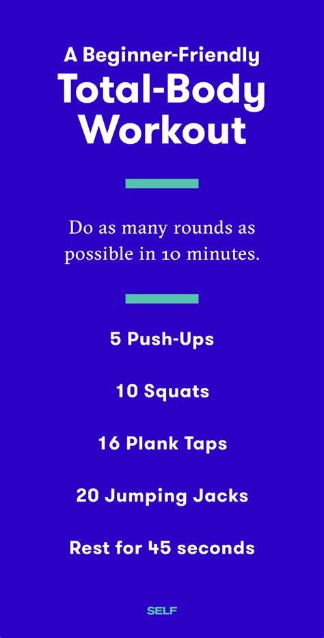 10 Minute Workout 10 Quick Total Body Workouts You Can Do In No Time Self