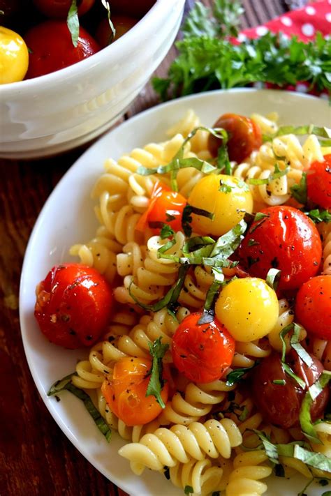 Place on ungreased baking sheets. BAREFOOT CONTESSA Herb & Garlic Tomatoes | Pasta dishes ...