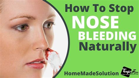 How To Stop Nose Bleeding 04 Home Remedies To Stop Nose Bleeding