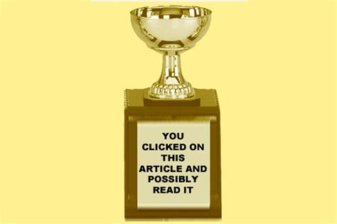 Participation Trophies Are Great