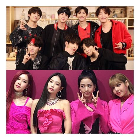 But i will talk about who but it's not my place to say how it's possible for them to have more followers or accuse them of anything. Blackpink And Bts - INFO DAN TIPS