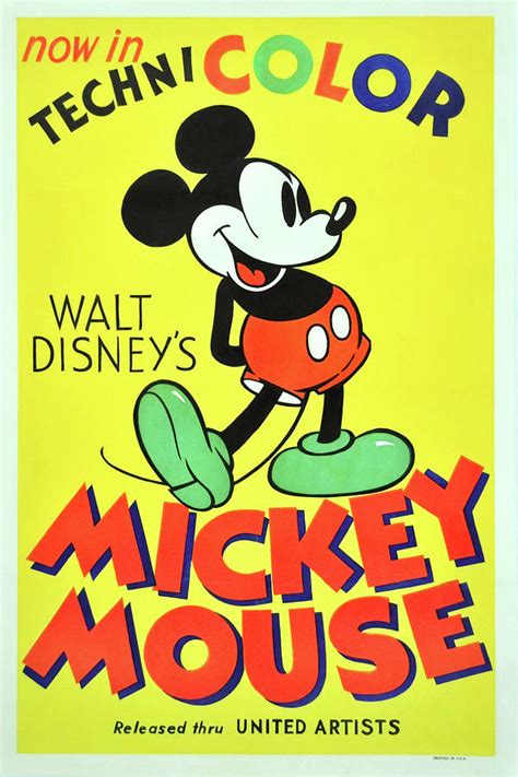 Mickey Mouse Retro Movie Poster Photograph By Retro Photography Archive