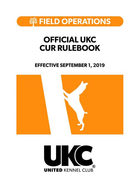 Cur And Feist Forms And Rules United Kennel Club Ukc