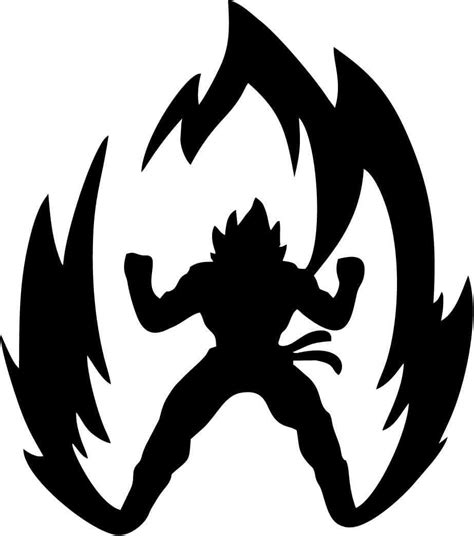 Dbz Dragon Ball Z Super Saiyan Goku Vinyl Car Window Laptop Decal