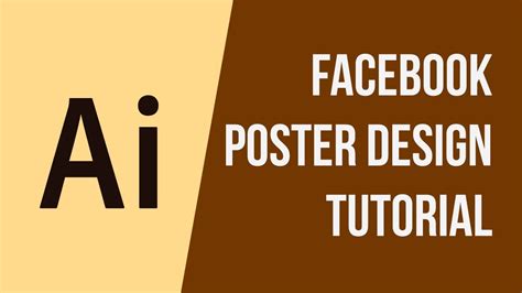 How To Make Facebook Poster Design In Illustrator Cc 2018 Youtube