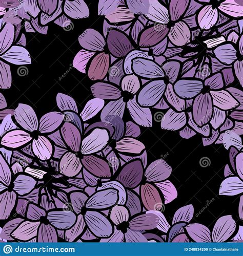 Floral Seamless Pattern Stock Vector Illustration Of Endless 248834200