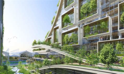 Crazy Conceptual Design For Biomimetic Eco Village In Belgium