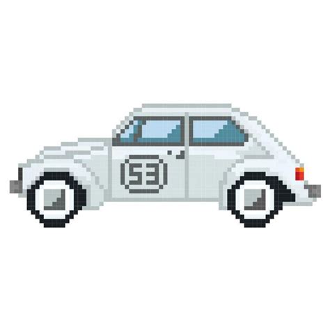 Sticker Coccinelle Pixel Art Pixel Art Pattern Toy Car
