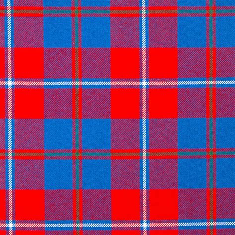 Galloway Red Modern Heavy Weight Tartan Fabric Lochcarron Of Scotland