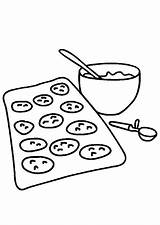Coloring Cookies Baking Done Popular sketch template