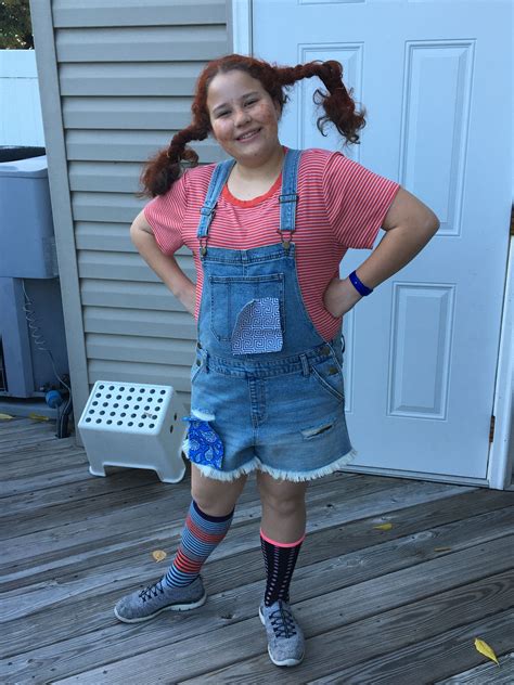 Pippy Longstocking Halloween Costume Use 16 Gage Crafting Wire And