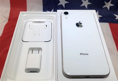 Apple Iphone Xr Unlocked White 64gb A1984 Lrwq57389 Swappa