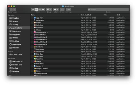 How to access Applications folder on Mac?