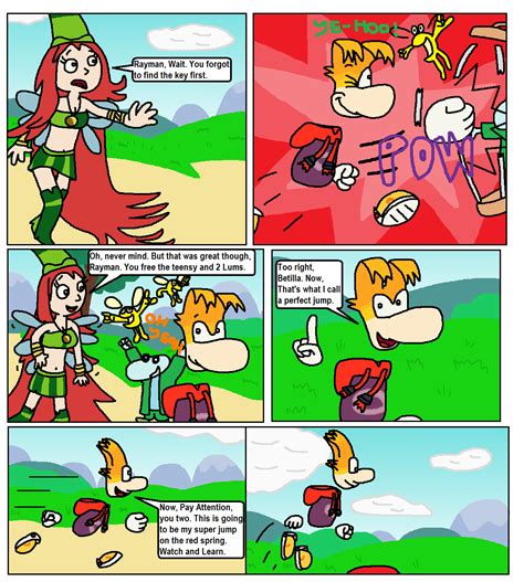 Rayman and rabbids (ubisoft's rayman) sonic the hedgehog , miles 'tails' prower , shadow the hedgehog , dr. Jump and Loop Rayman Short Comic #01 Page 2 by Mighty355 ...
