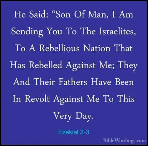 Ezekiel 2 Holy Bible English