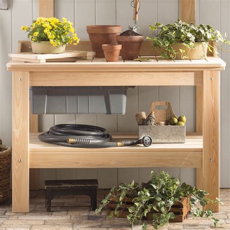 Hershy Way Potting Table And Reviews Wayfair