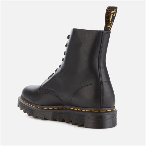 Dr Martens 1460 Pascal Ziggy Leather 8 Eye Boots In Black For Men Lyst