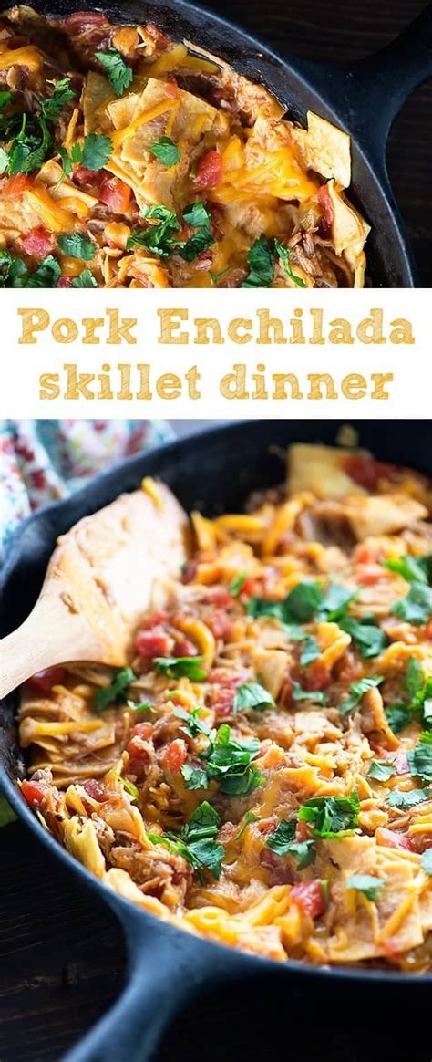 · how to cook tender, juicy pork chops every time. Pulled Pork Enchilada Skillet — Buns In My Oven