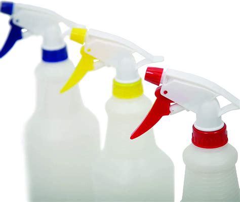 Plastic Spray Bottles Empty 3 Pack Value 256 Oz Bottles For Cleaning