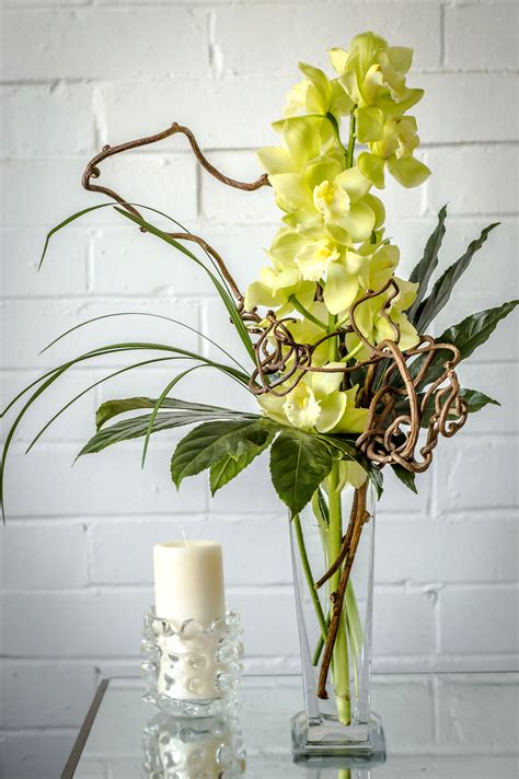 Orchid Fabulous Tall Floral Arrangements Flower Arrangement Designs