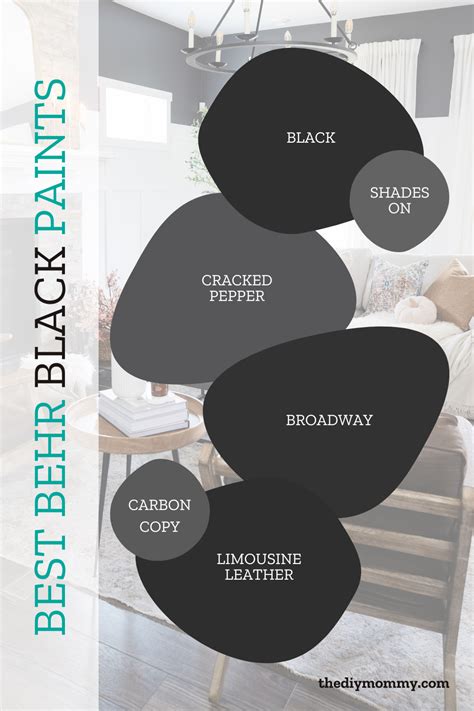 The Best Behr Black Paint Colours And Tips For Choosing One The Diy Mommy