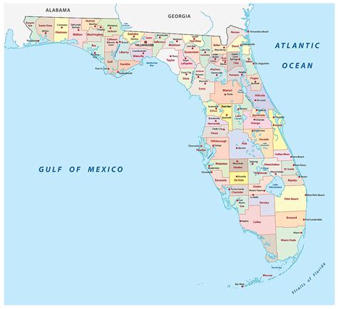 Florida Maps And Facts In 2022 Map Of Florida Florida County Map Map