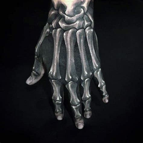 75 Skeleton Hand Tattoo Designs For Men Manly Ink Ideas