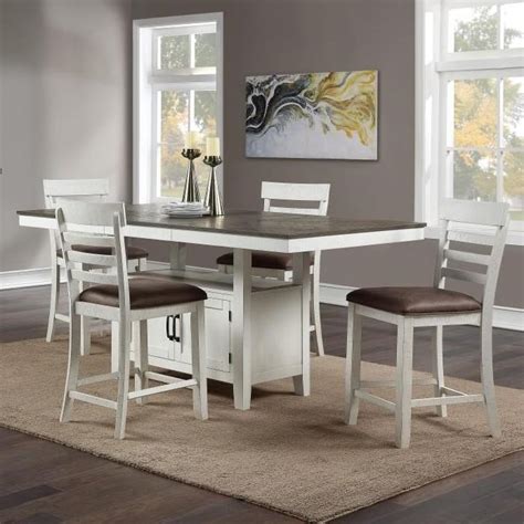 The counter height kitchen tables are important for your small family. Standard Furniture Kirkland 5-Piece Counter Height Dining ...