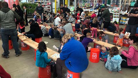 Comment below with your child's name and answer. Build a birdhouse at Home Depot's Kids Workshop this ...