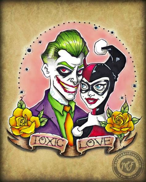 Batman Joker Harley Quinn Tattoo