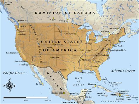 Map Of United States And Mexico_ | United States Map - Europe Map