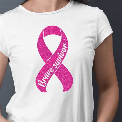 Brave Survivor Svg Svg Dxf Breast Cancer Svg Cancer Svg Etsy