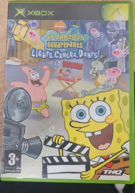 Spongebob Squarepants Lights Camera Pants Original Xbox