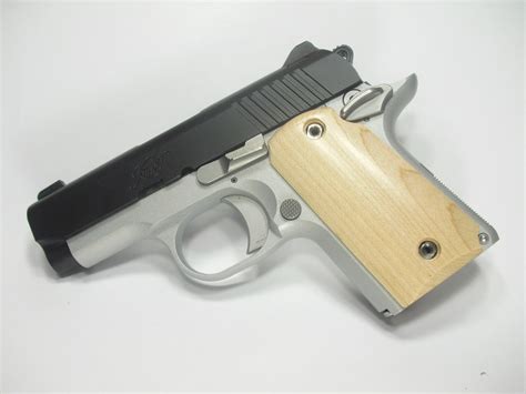 Finished Maple Kimber Micro 9 Grips Ls Grips